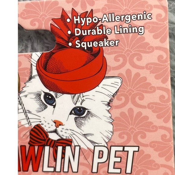 Hugs Kisses Bone Dog Toy‎ Plush Squeaker Metro Pawlin Pet 9 Inch - Picture 4 of 8